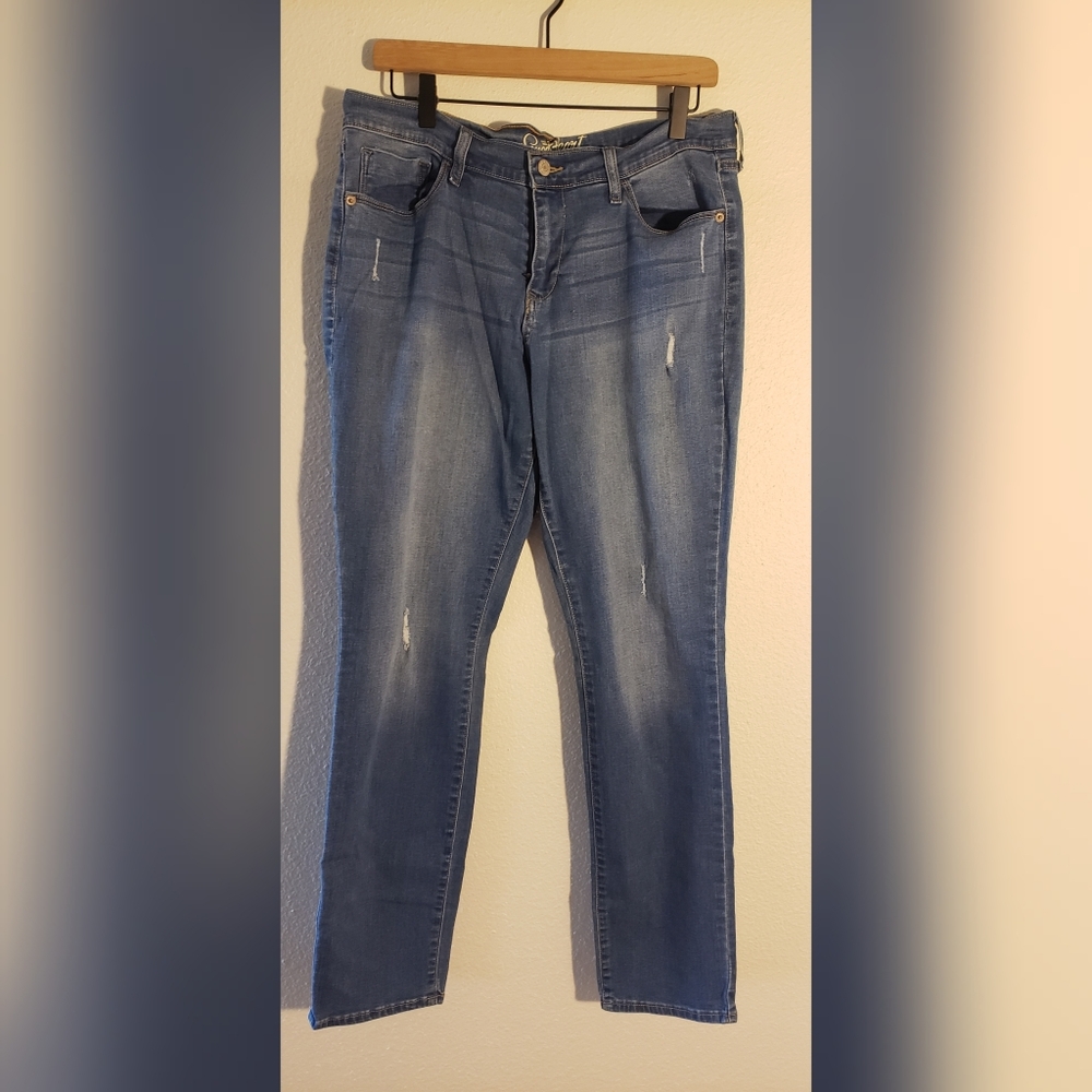 OLD NAVY Sweetheart Skinny Distressed Denim Jeans